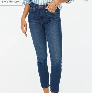J.Crew 8" Mid-Rise Skinny Jeans